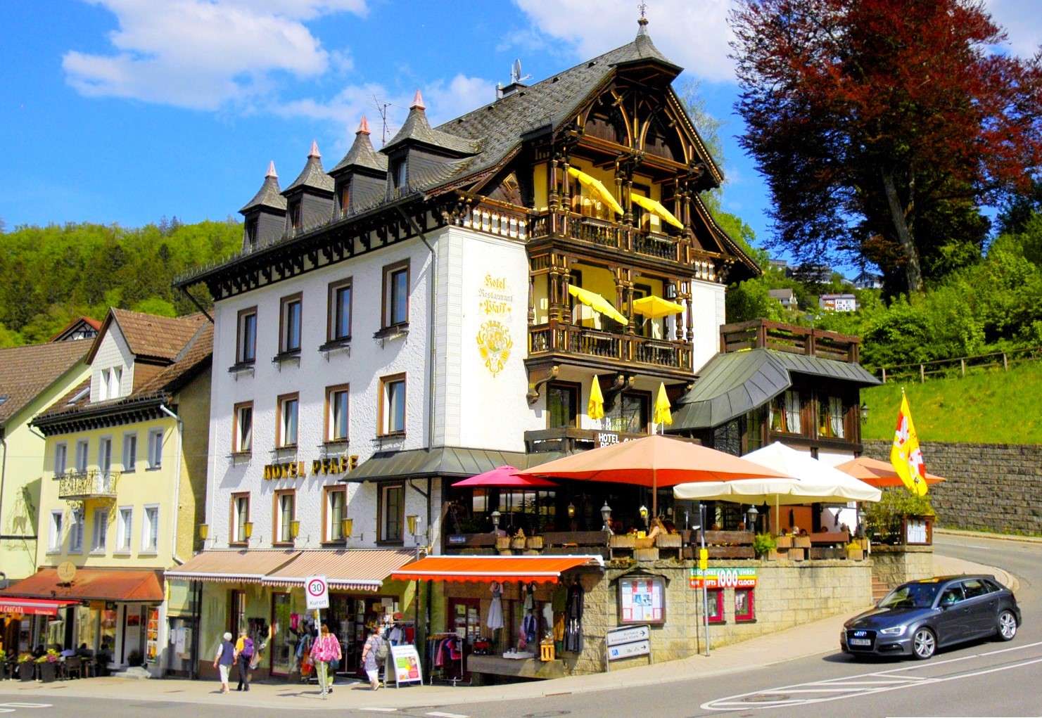 Triberg im Schwarzwald - хотел Pfaff (Германия) онлайн пъзел