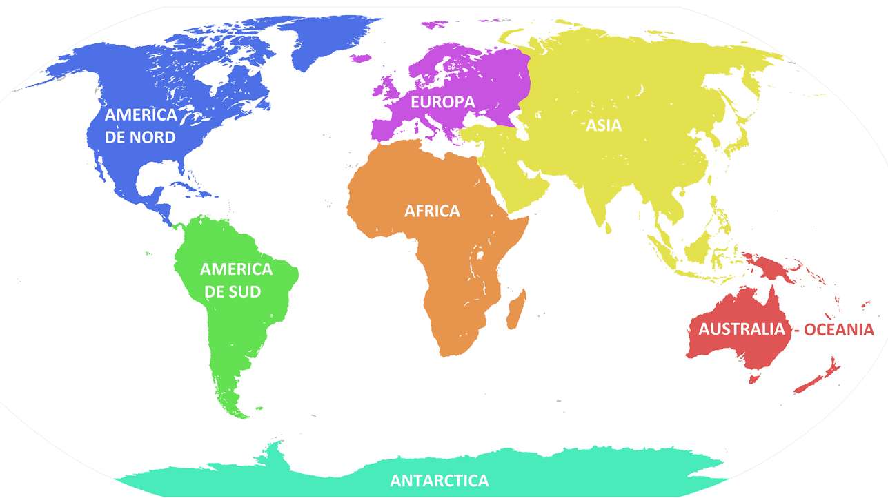 Continents online puzzle
