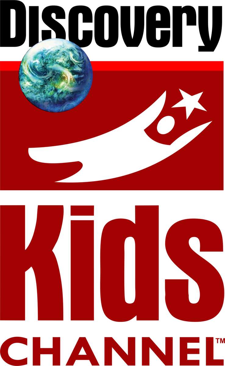 Логотип детского канала Discovery онлайн-пазл