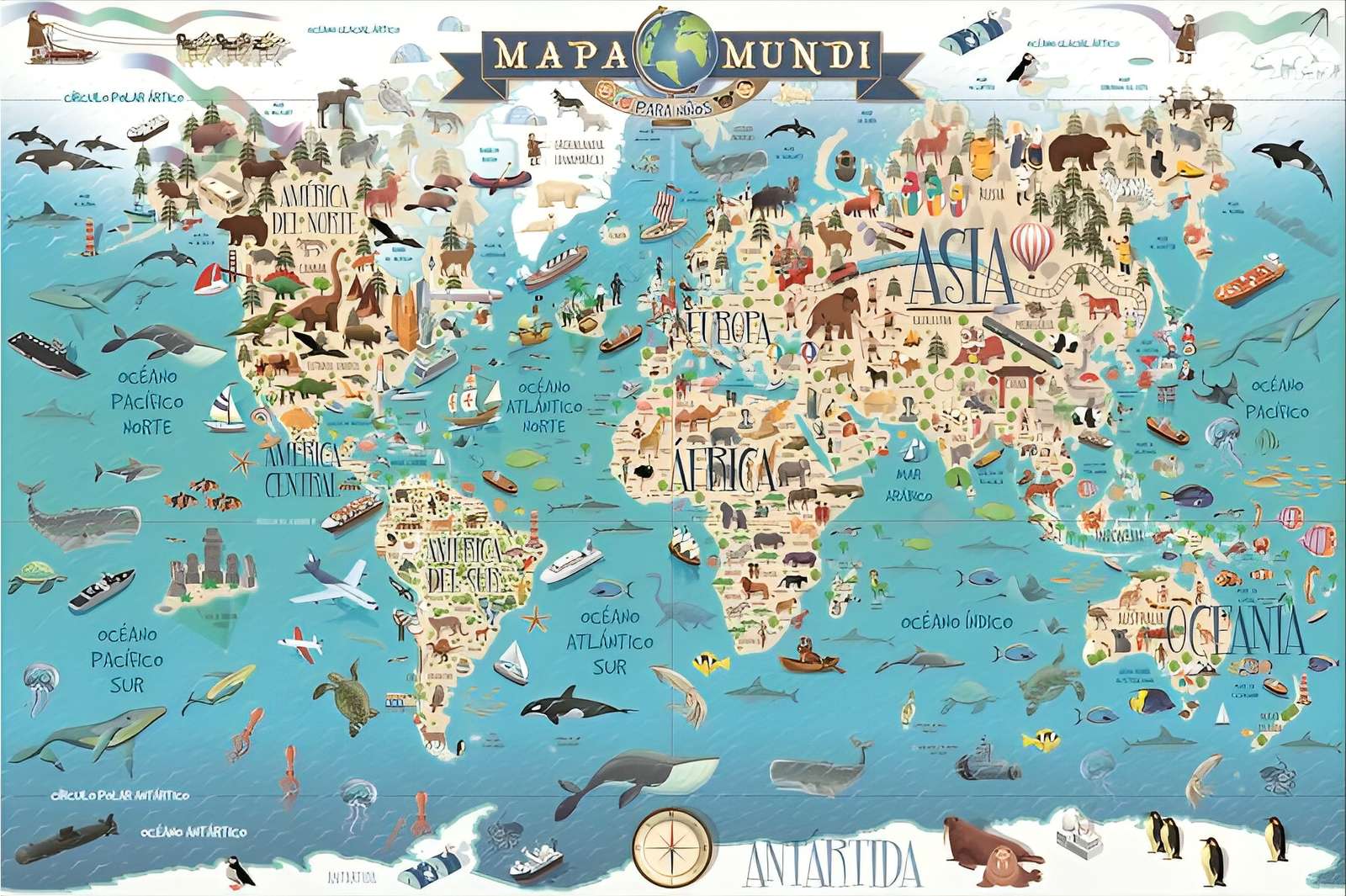 harta lumii jigsaw puzzle online