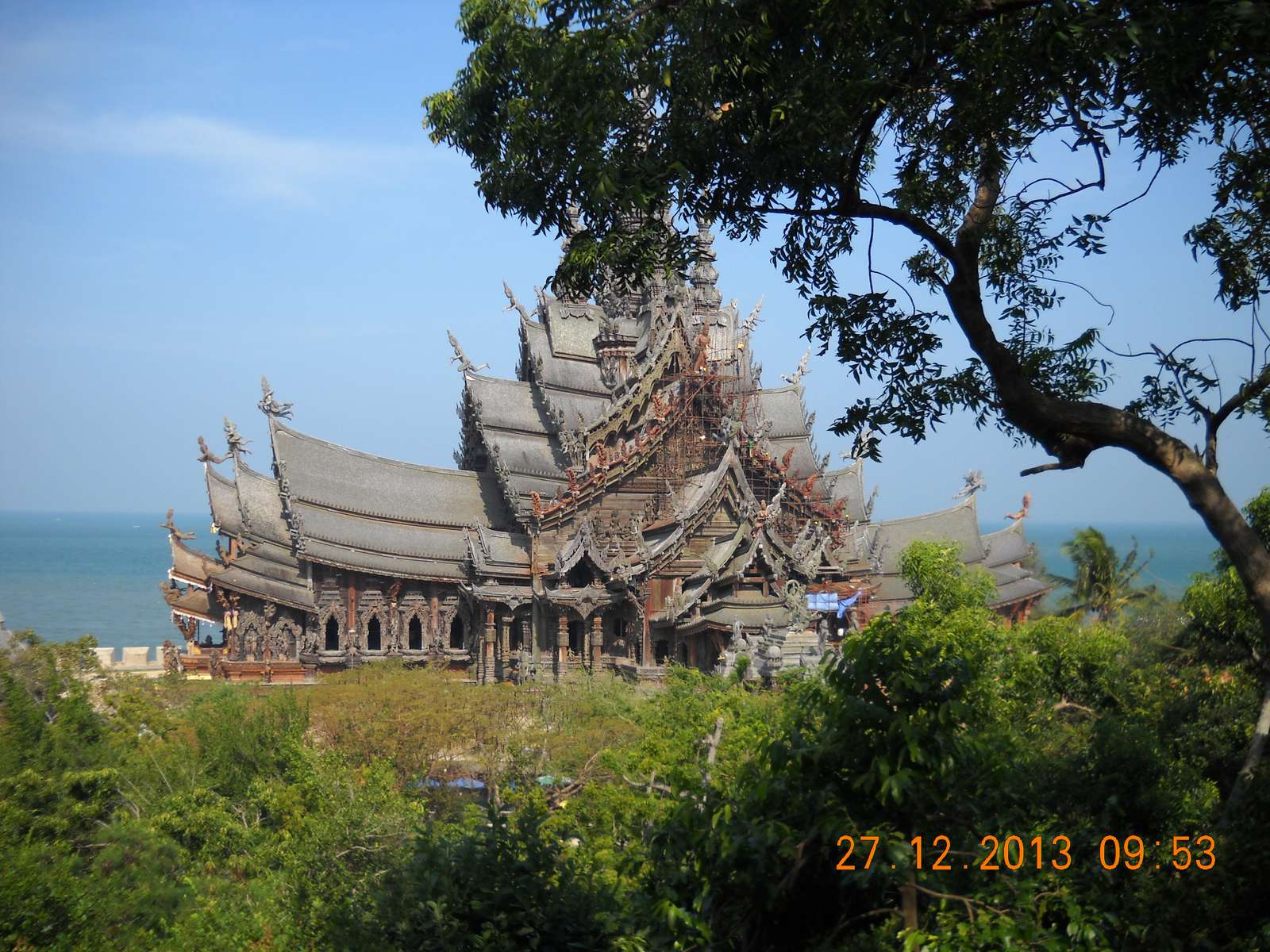 Tempel der Wahrheit Thailand Puzzlespiel online