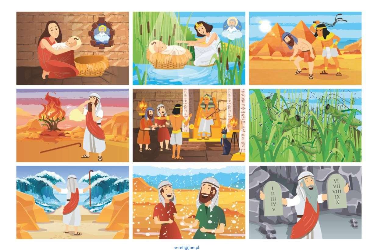 Moses historia Pussel online