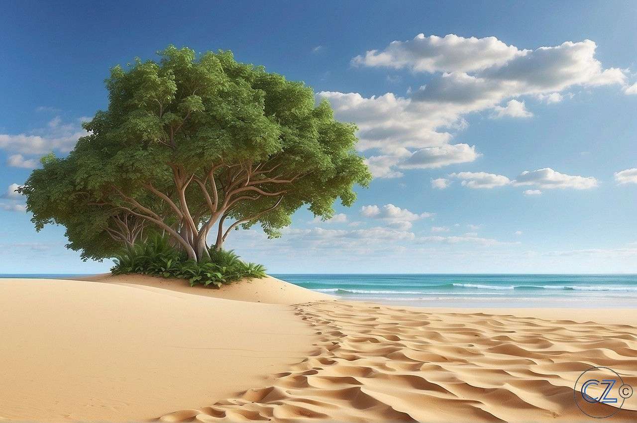 Pláž Moře online puzzle