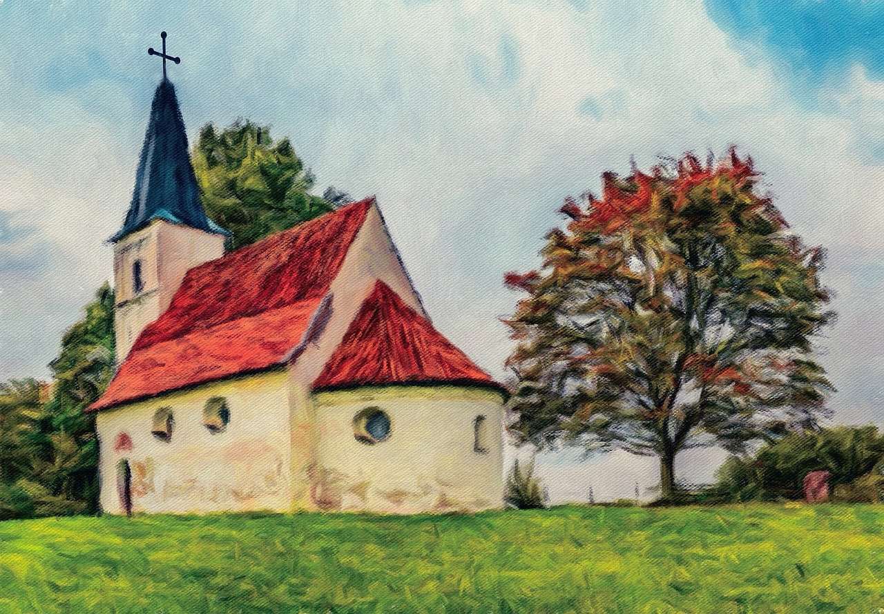 魅力的な教会 オンラインパズル