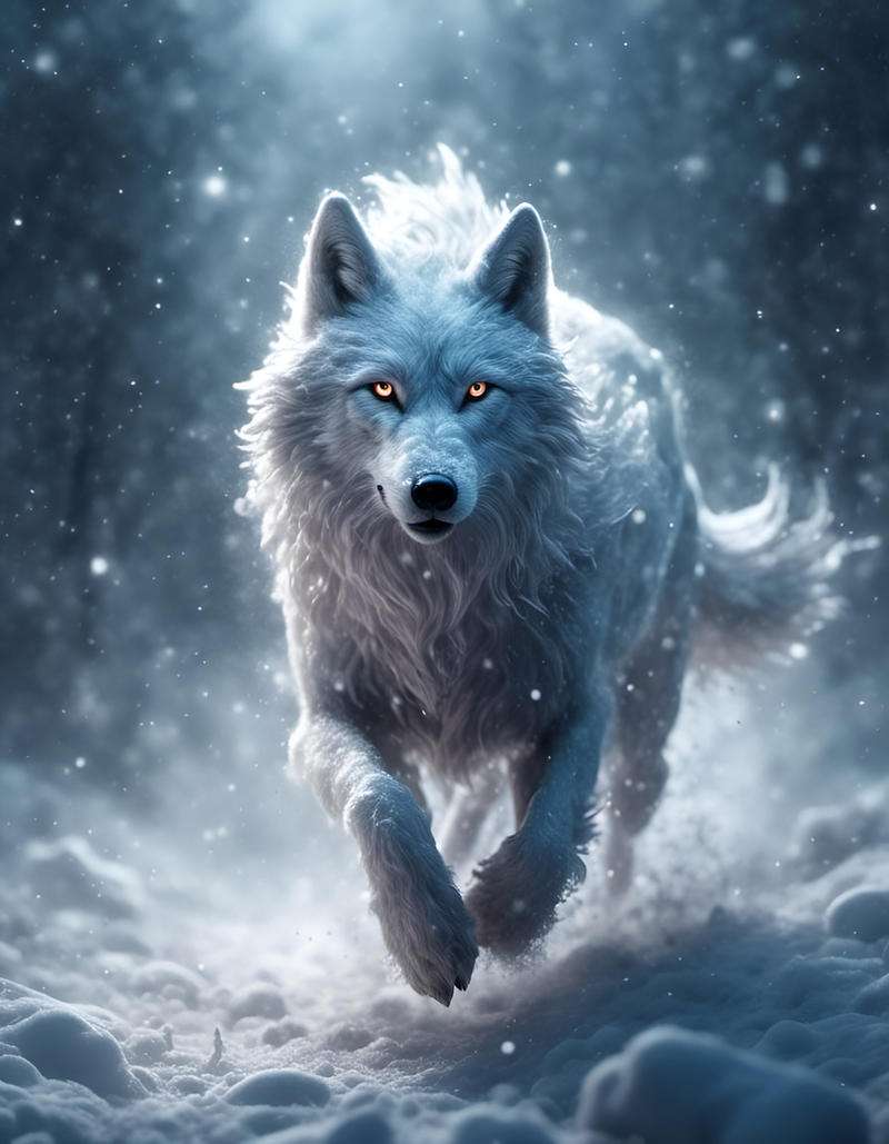 witte wolf online puzzel