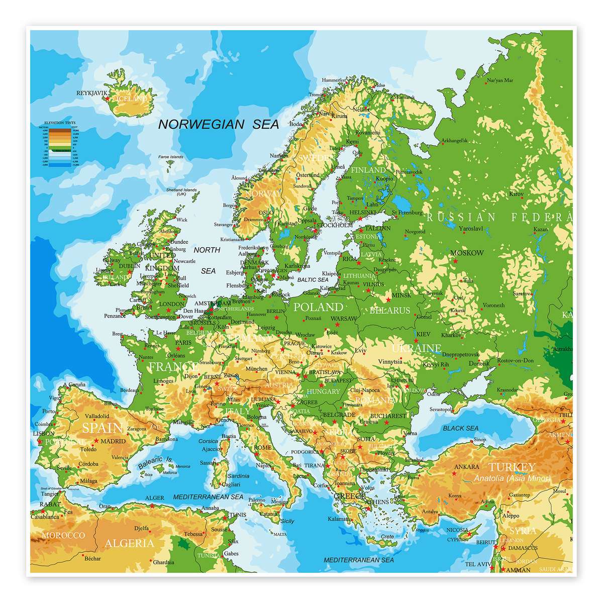 Géographie des puzzles puzzle en ligne
