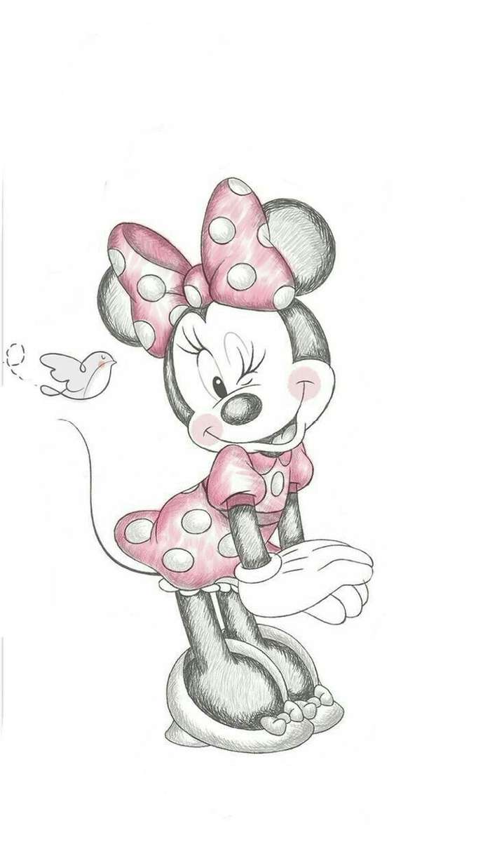 myška Minnie online puzzle