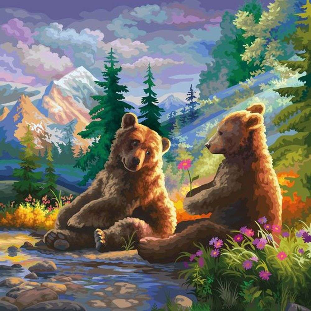 Братья медведи онлайн-пазл