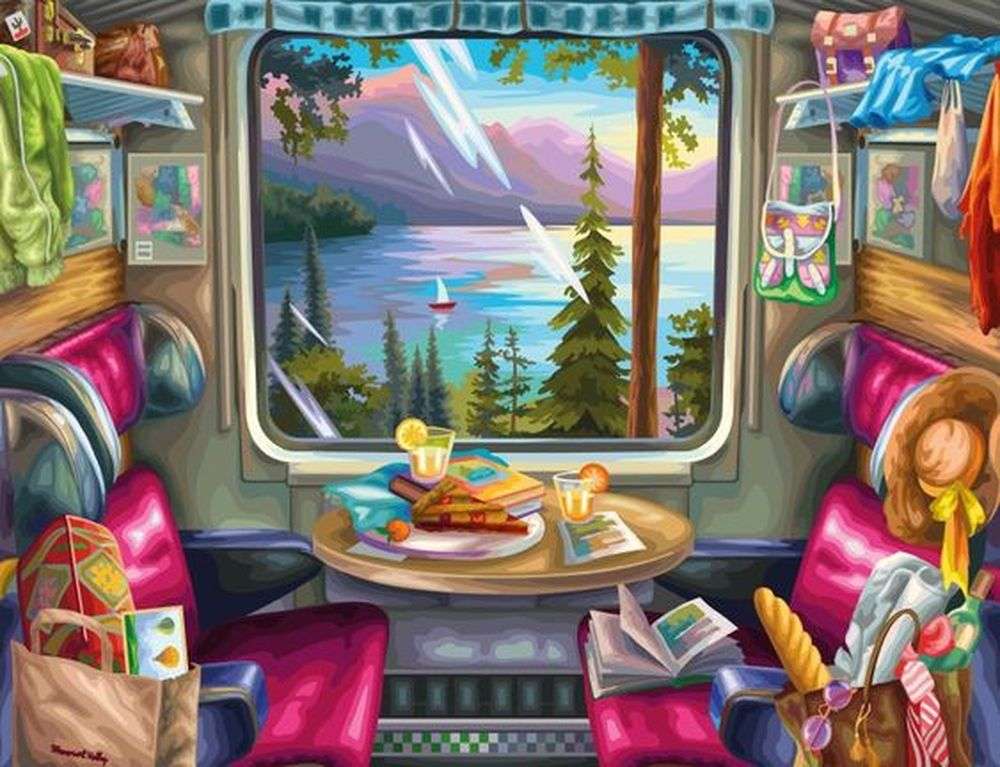 Sul treno puzzle online