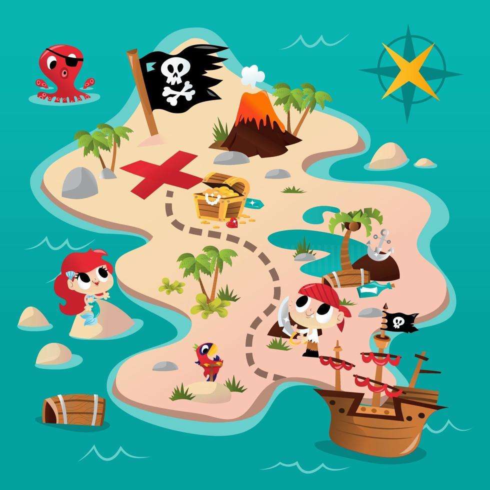 Treasure Map jigsaw puzzle online