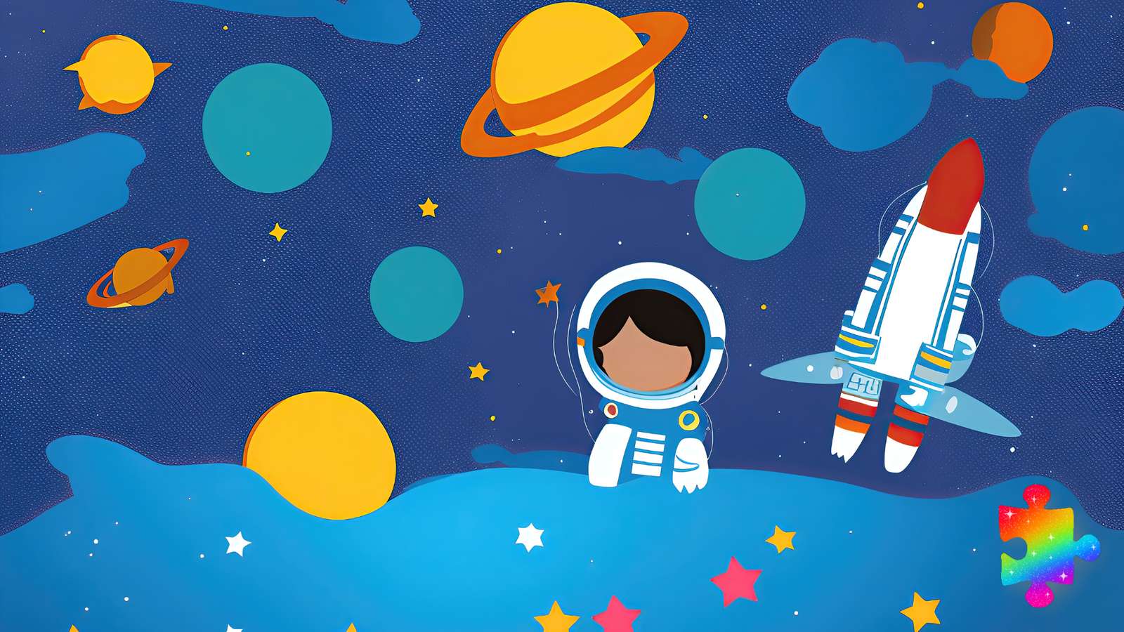 Astronaute puzzle en ligne