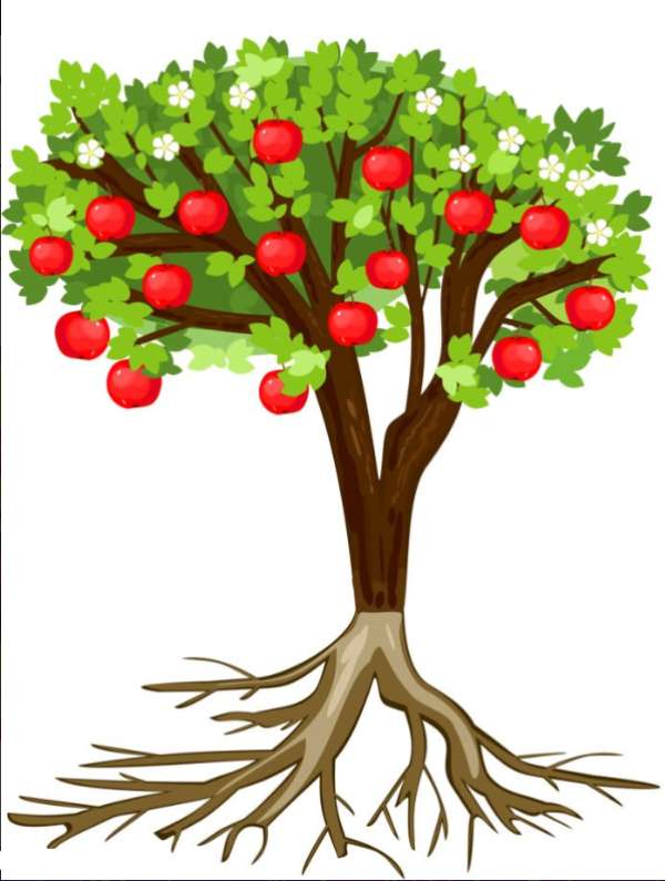 дерево ябълка пазл онлайн