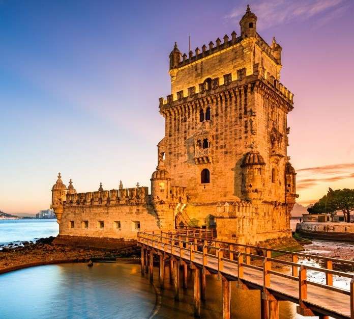 Der Belem-Turm steht in Lissabon Online-Puzzle