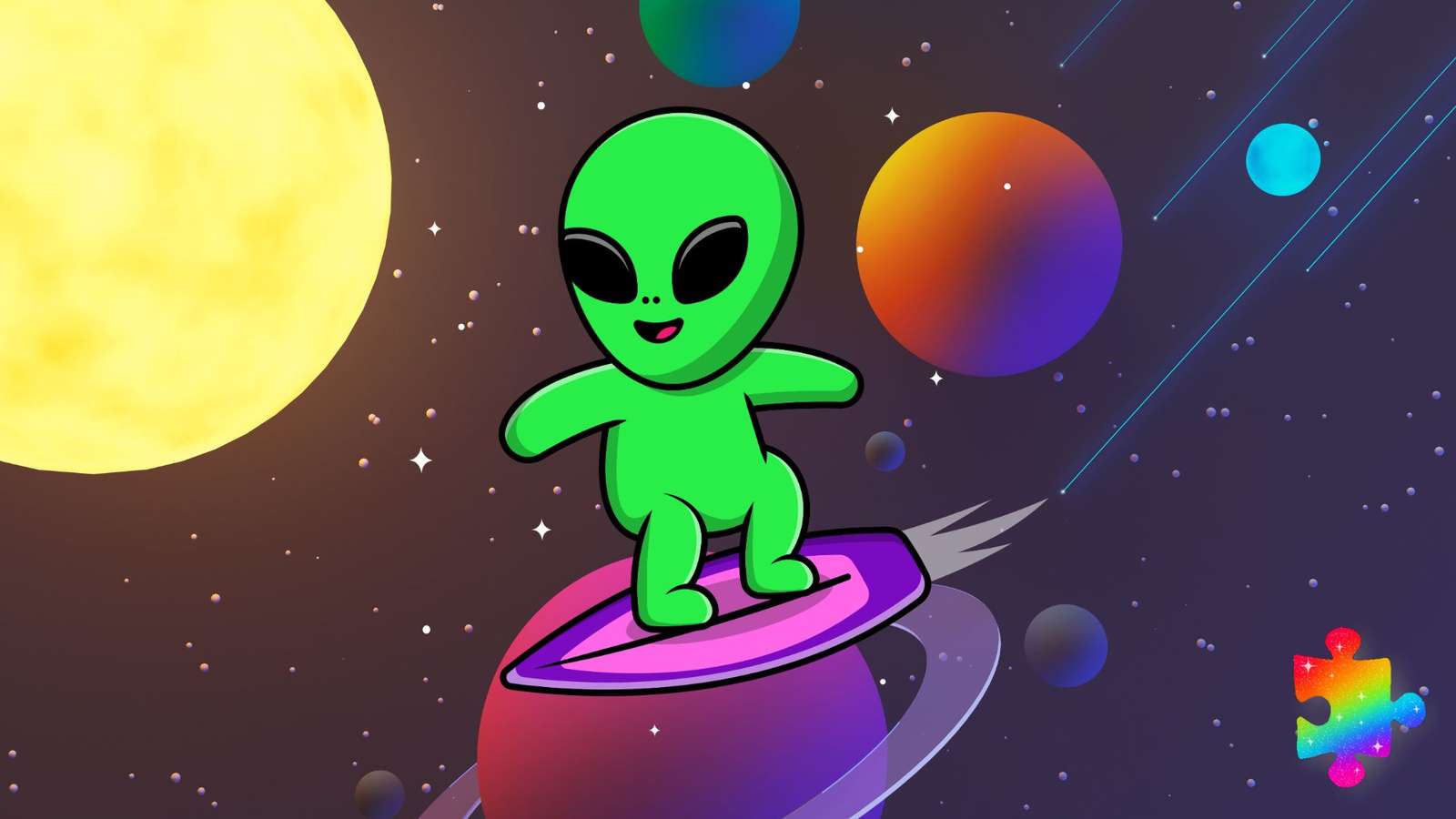 Extraterrestre cool puzzle en ligne
