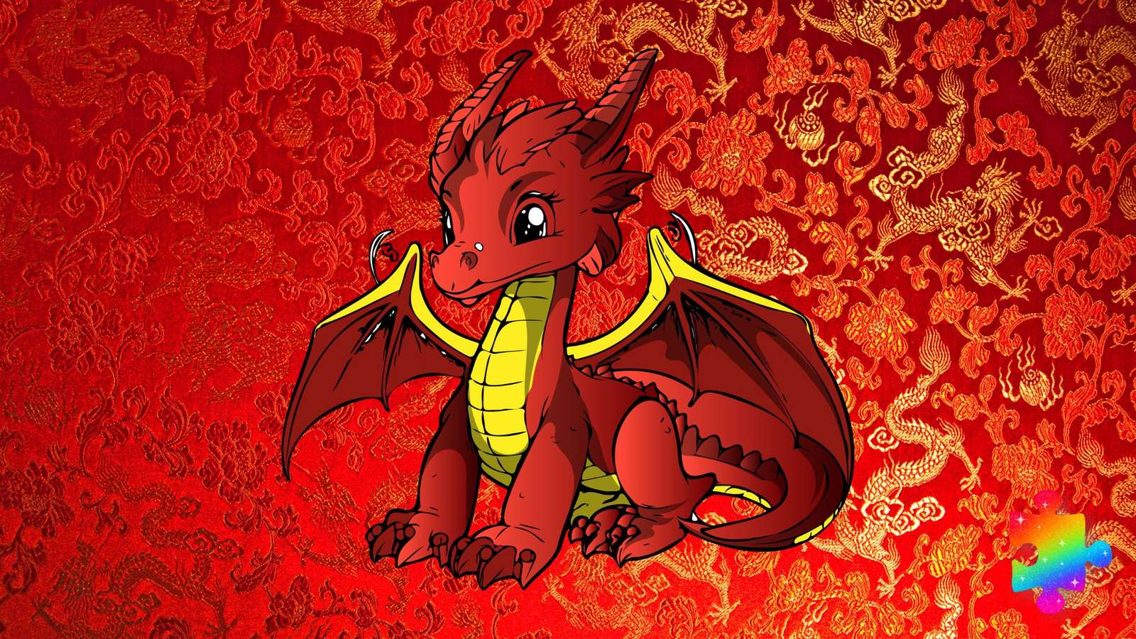 Dragon de foc jigsaw puzzle online