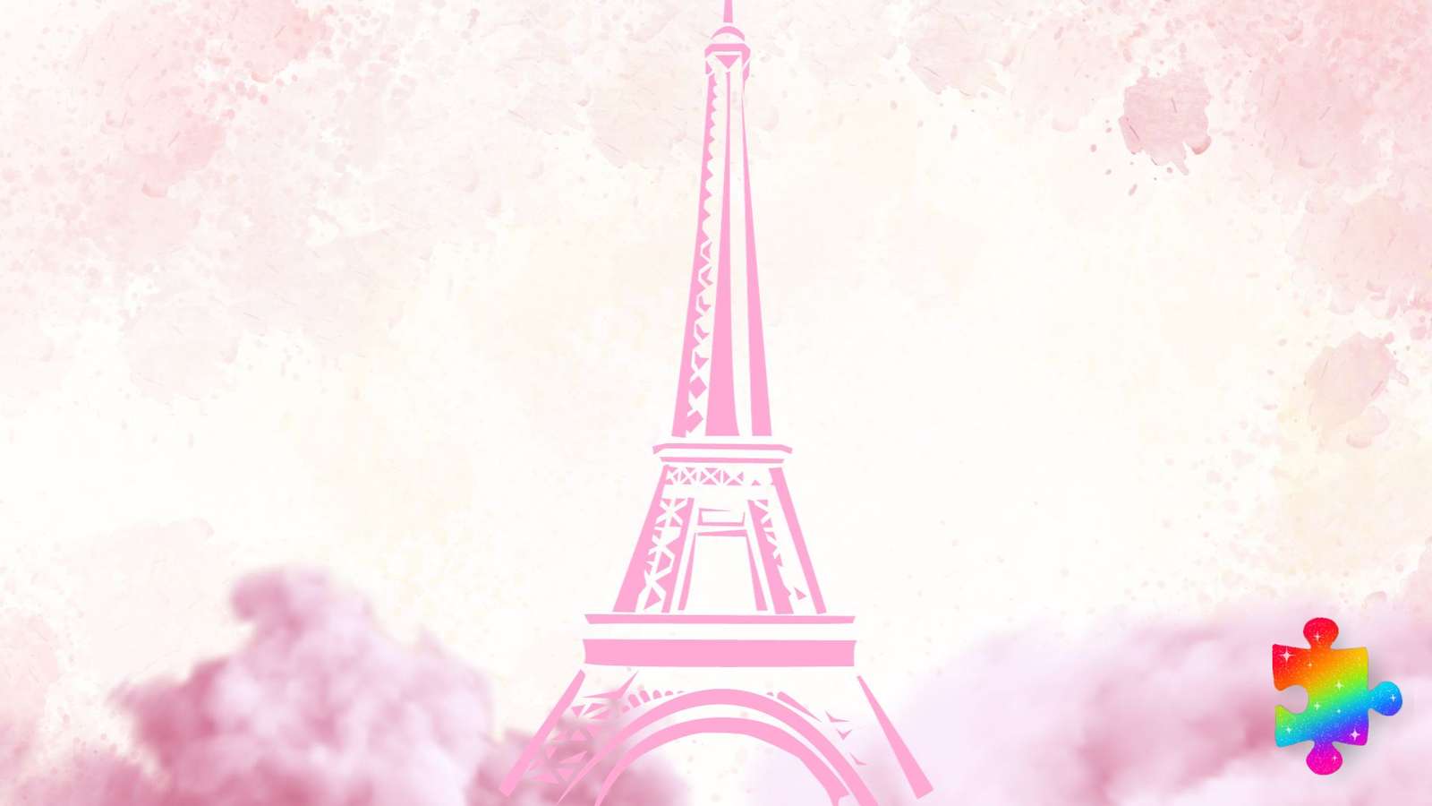 Roze Parijs online puzzel