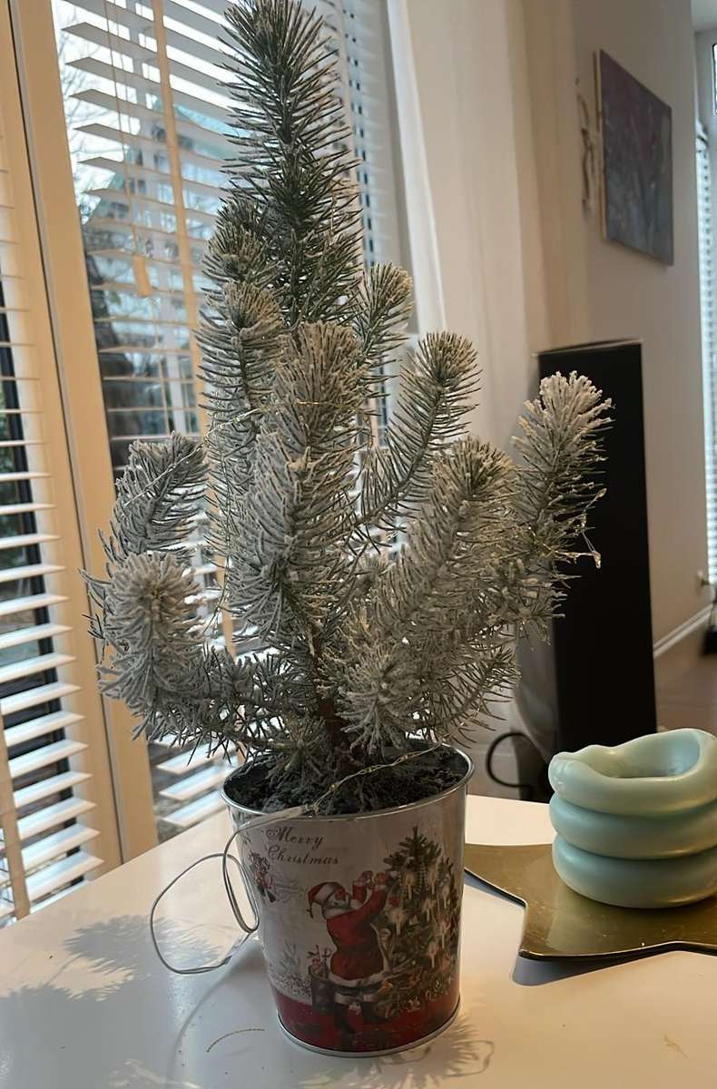 albero di Natale in vaso puzzle online
