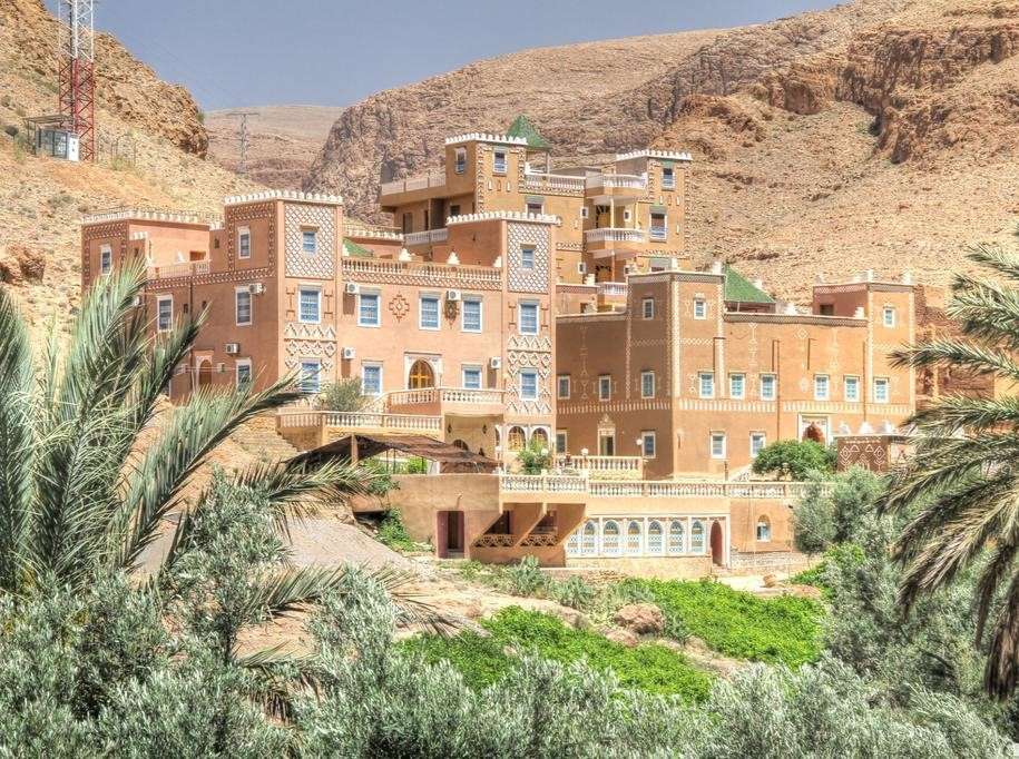 Tinghir Kasbah Taborihte Hotel Marokkó online puzzle