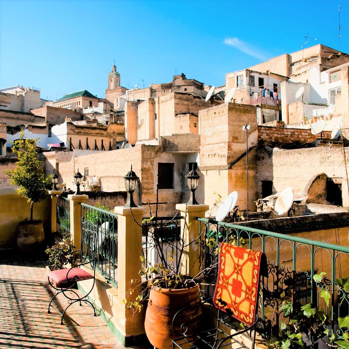 Град в Мароко Африка онлайн пъзел