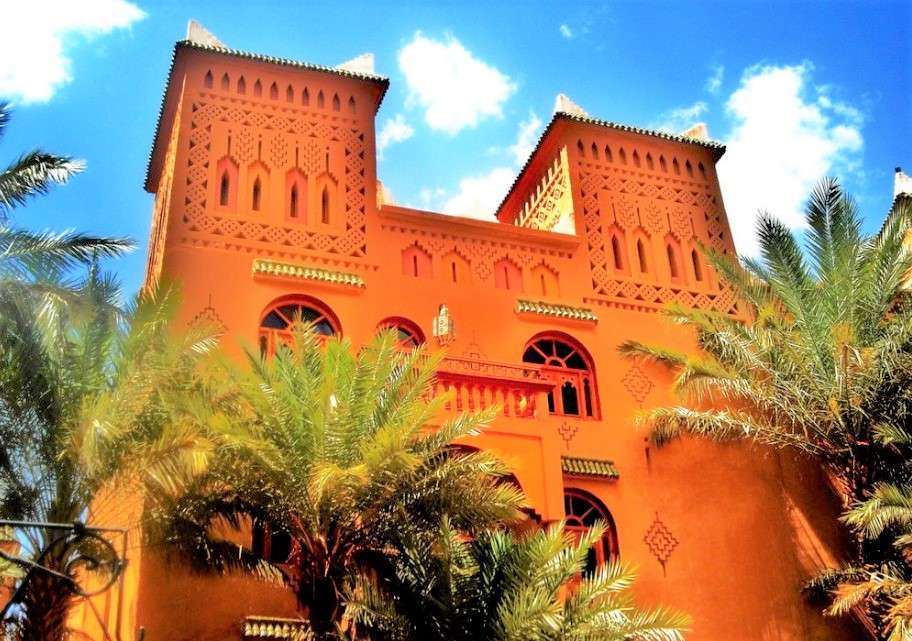 Zagora i Marocko i Afrika pussel på nätet