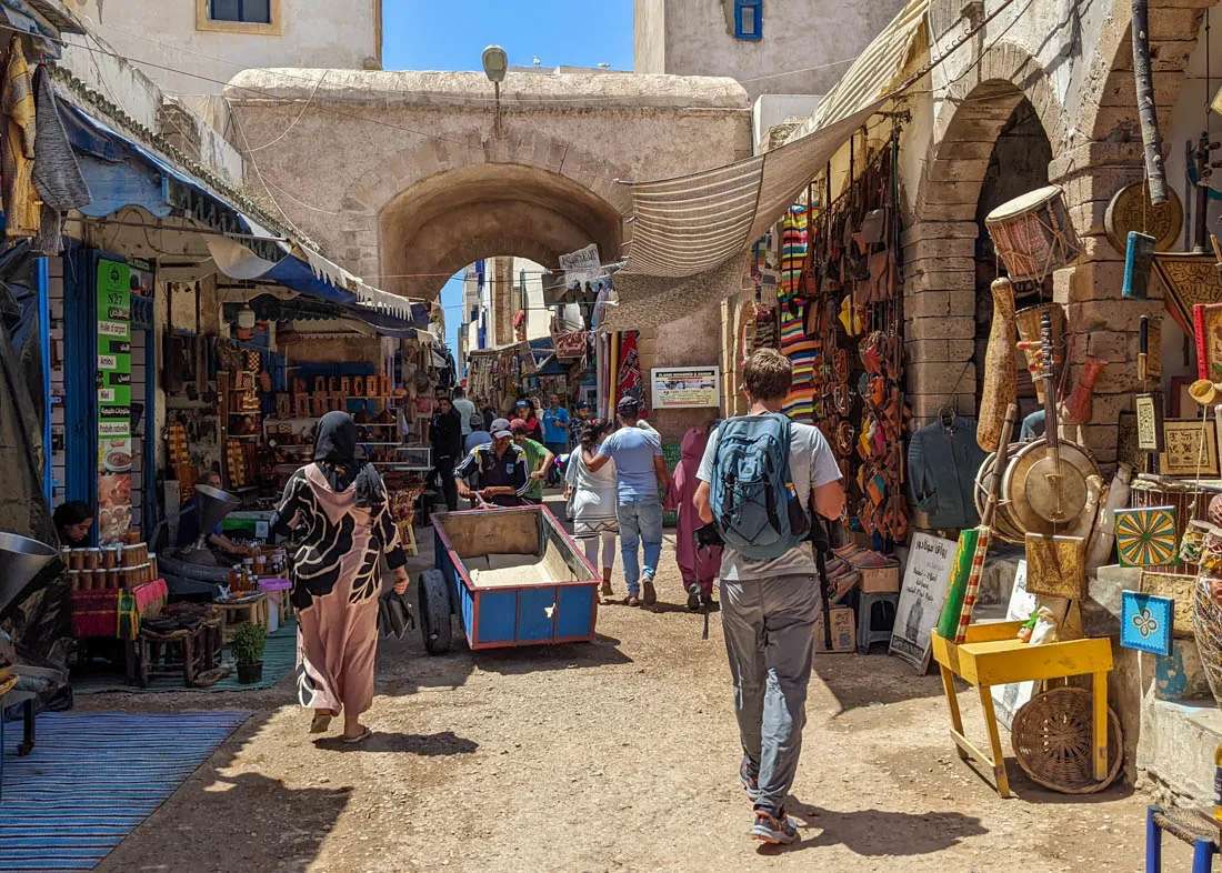 Essaouira στο Μαρόκο στην Αφρική παζλ online