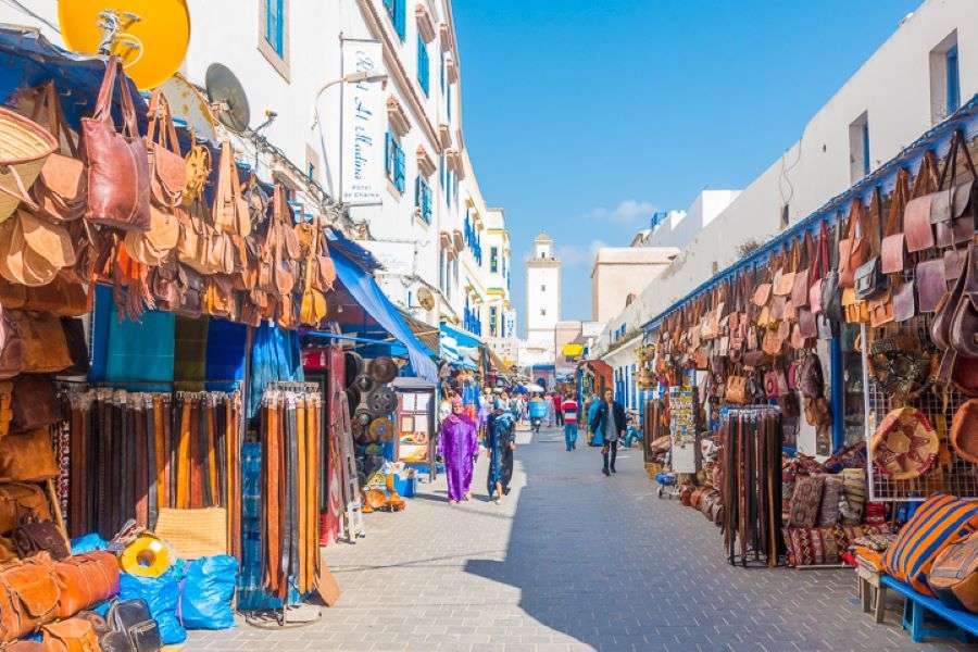 Essaouira v Maroku v Africe skládačky online