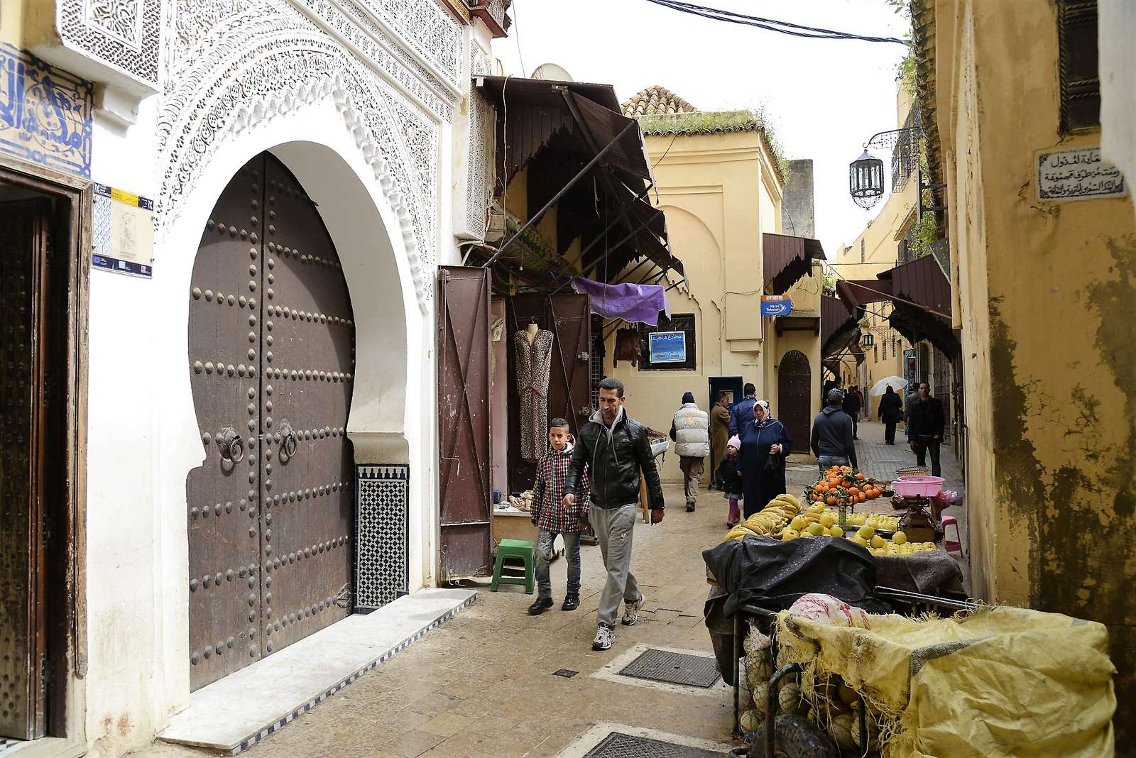 Meknes i Marocko i Afrika pussel på nätet