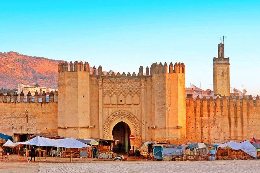 Мекнес в Марокко в Африке онлайн-пазл