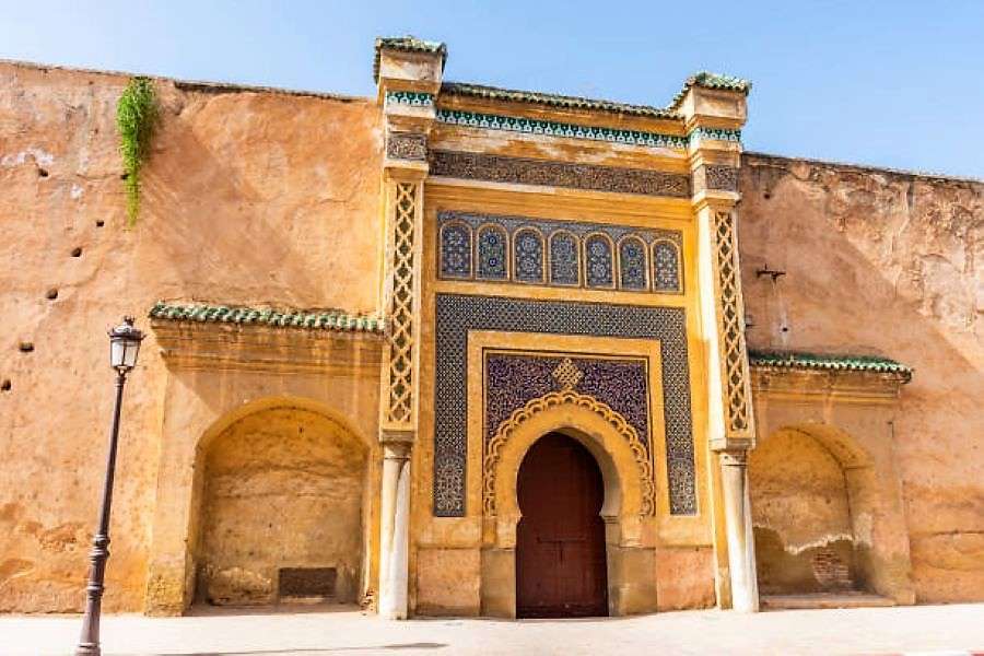 Meknes i Marocko i Afrika pussel på nätet