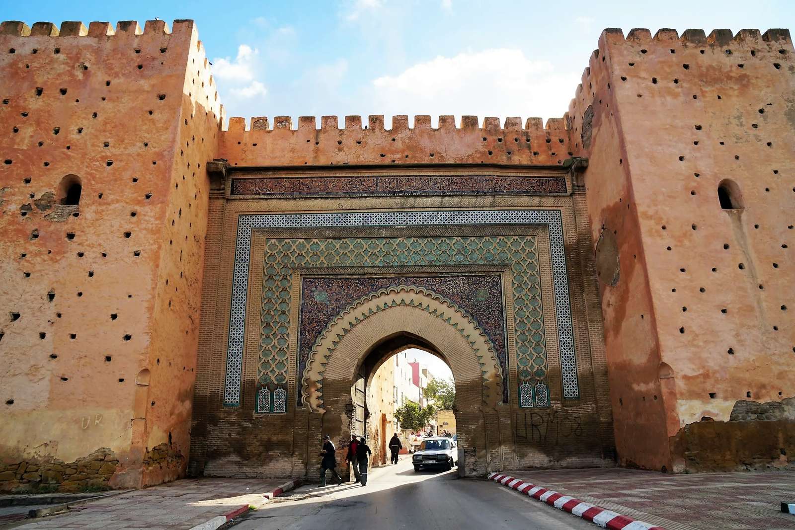 アフリカのモロッコのメクネス オンラインパズル