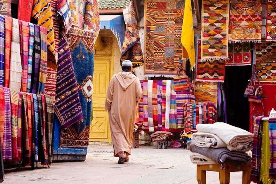 Marrákeš v Maroku v Africe skládačky online