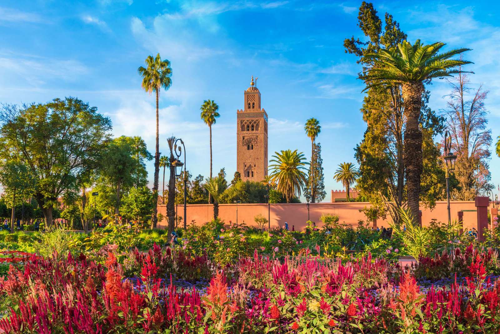 Marrakech i Marocko i Afrika pussel på nätet