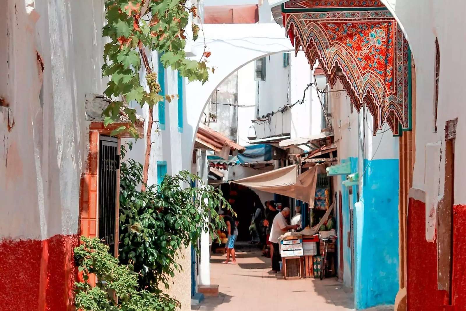 Rabbat in Marokko in Afrika Online-Puzzle