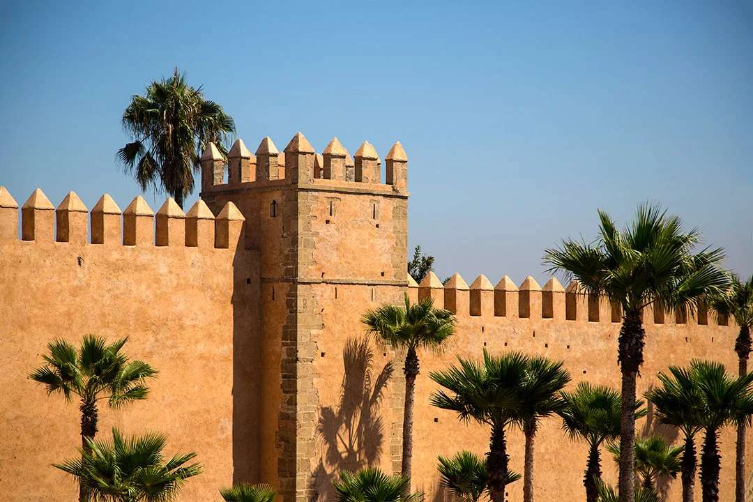 Rabat i Marocko i Afrika pussel på nätet