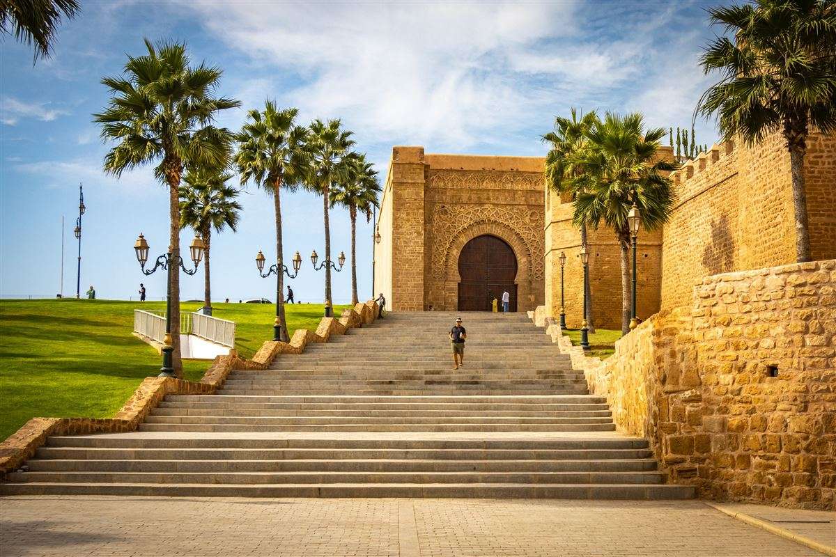 Rabat i Marocko i Afrika pussel på nätet
