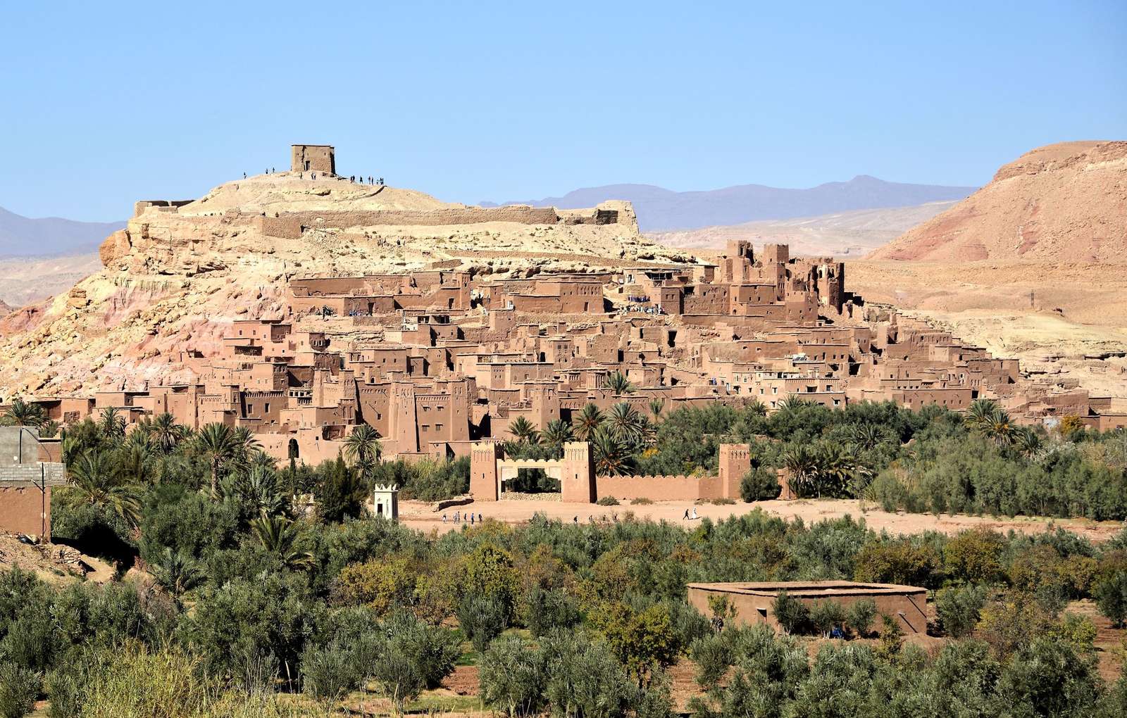 Ait Ben Haddou in Marokko in Afrika Puzzlespiel online