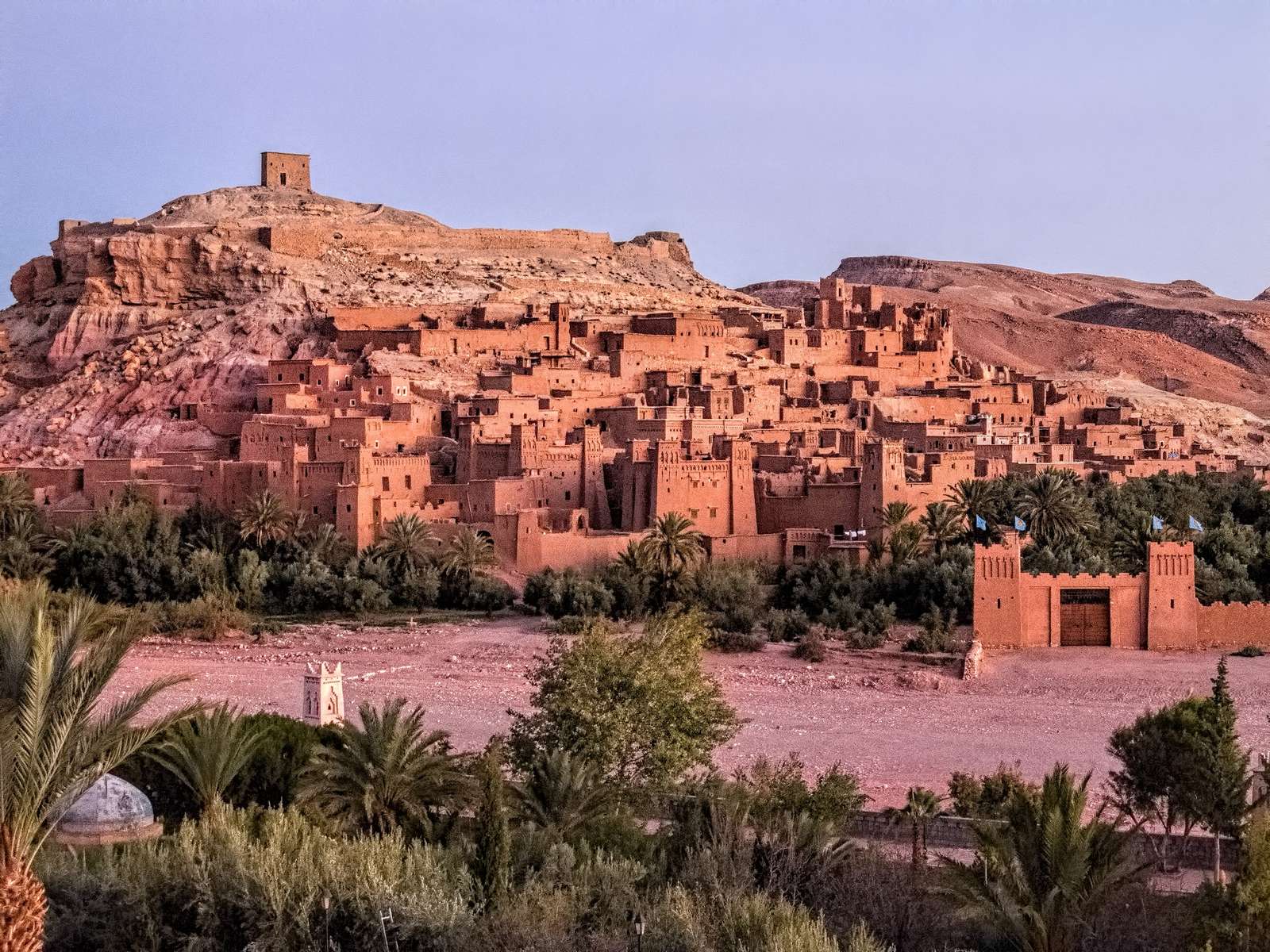 Ait Ben Haddou in Marokko in Afrika legpuzzel online