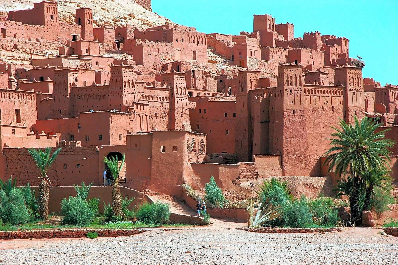 Ait Ben Haddou em Marrocos na África puzzle online