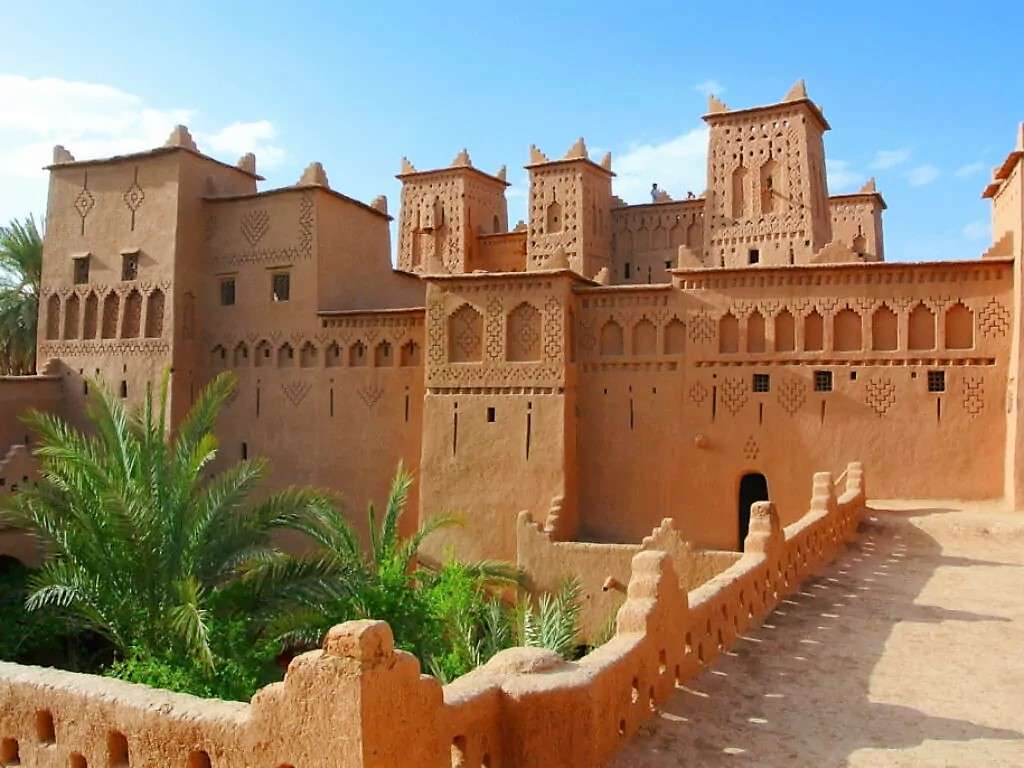 Ait Ben Haddou Marokkóban, Afrikában online puzzle