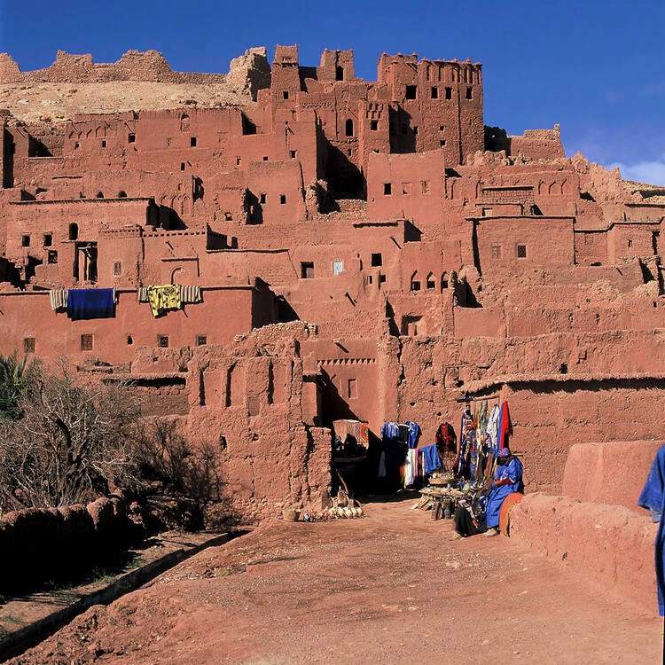 アフリカのモロッコのアイット・ベン・ハドゥ ジグソーパズルオンライン