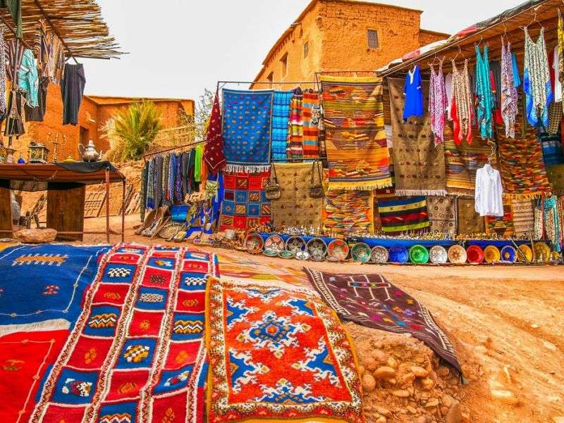 Ait Ben Haddou in Marokko in Afrika online puzzel