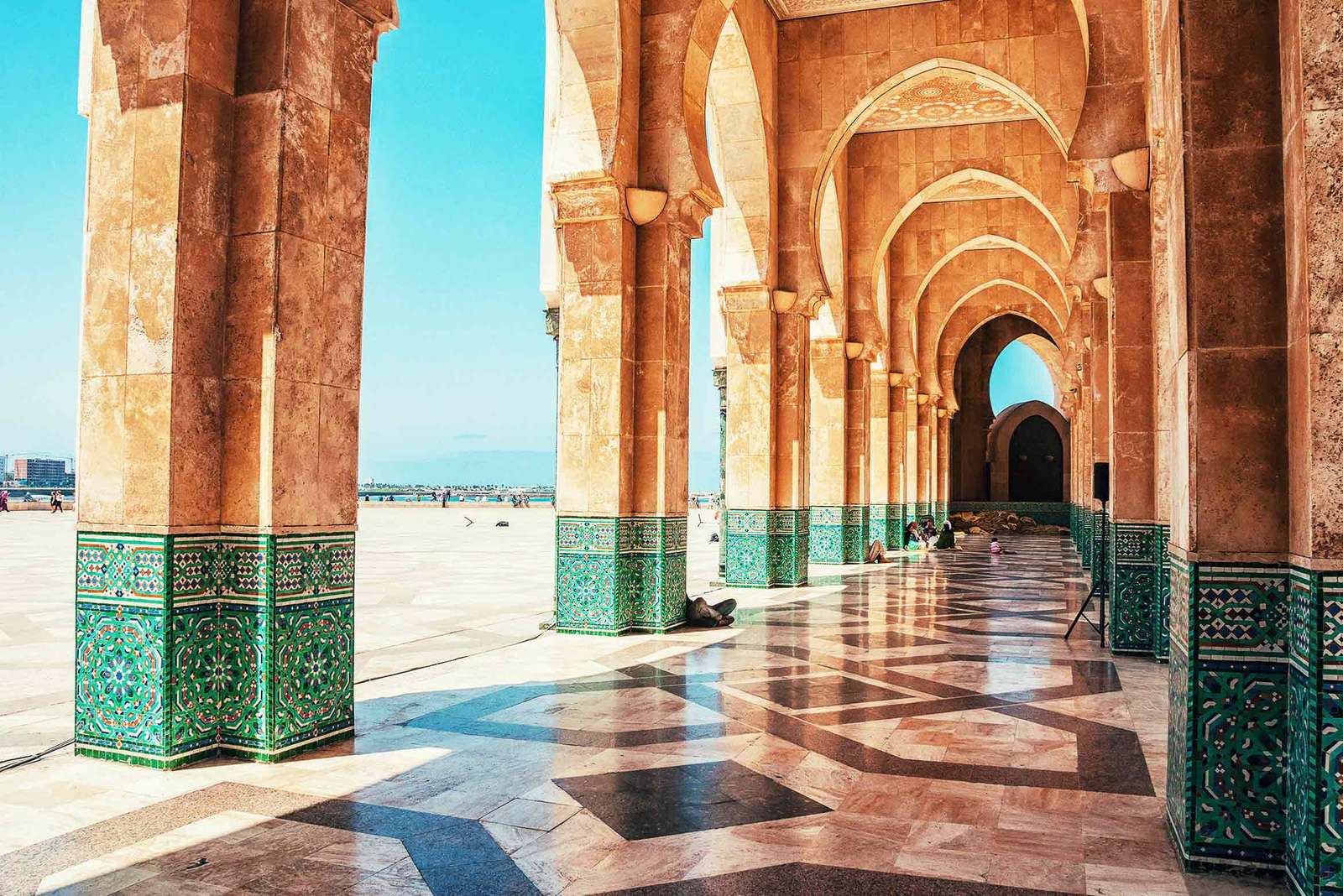 Casablanca in Marokko in Afrika Online-Puzzle