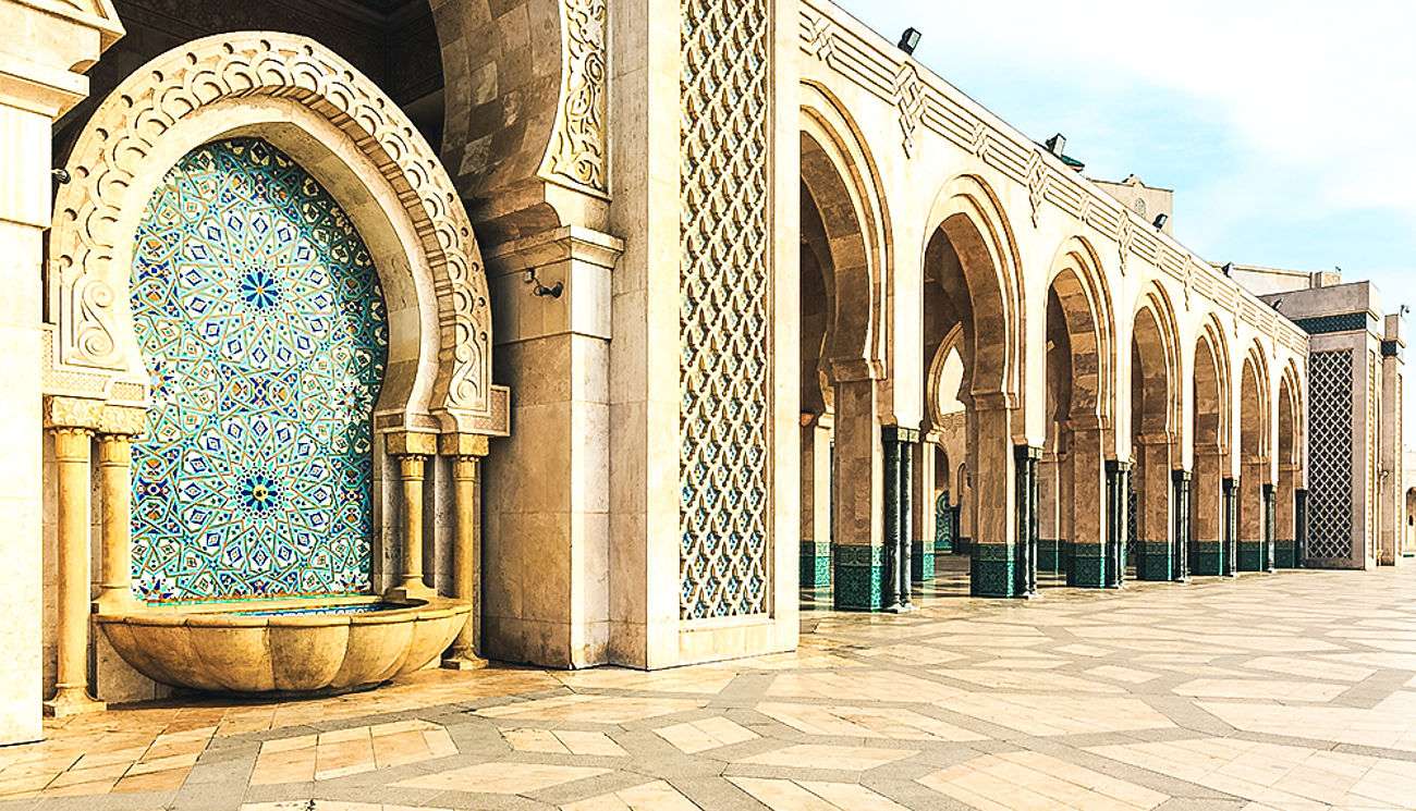 Casablanca v Maroku v Africe online puzzle