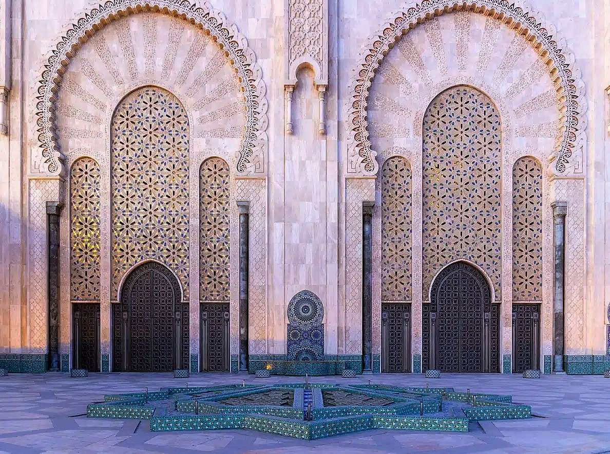 Casablanca i Marocko i Afrika pussel på nätet