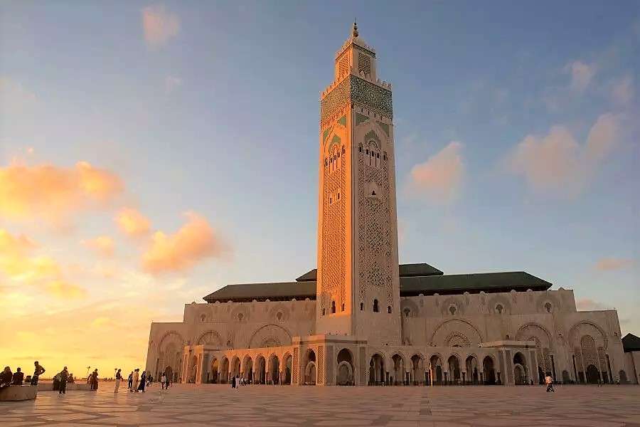 Casablanca i Marocko i Afrika pussel på nätet