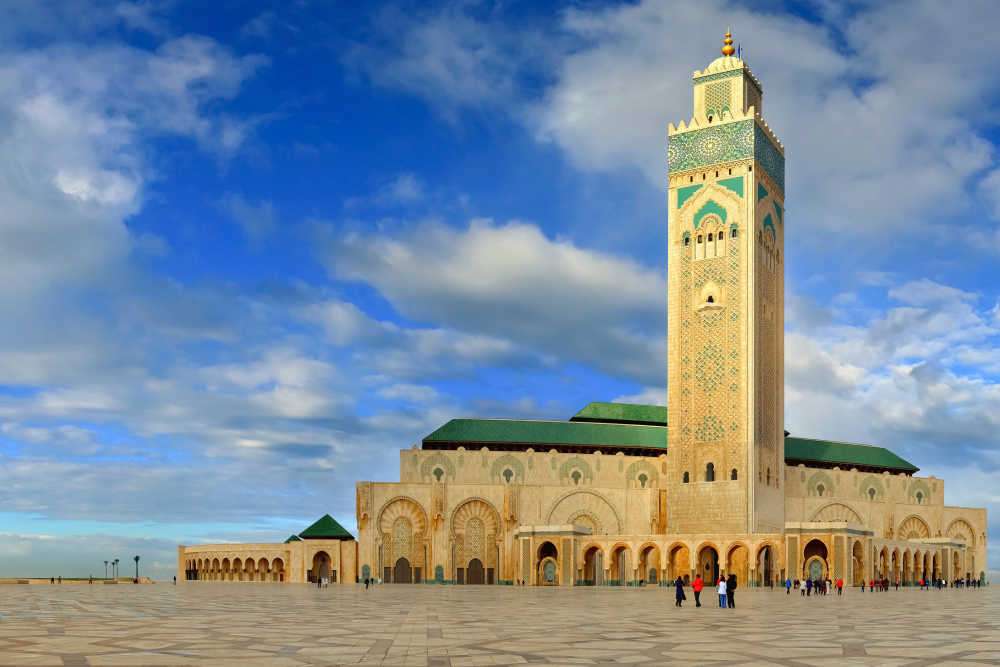 Casablanca v Maroku v Africe skládačky online