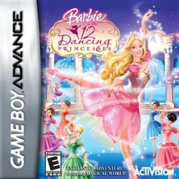 Barbie tolv dansande prinsessor pussel på nätet