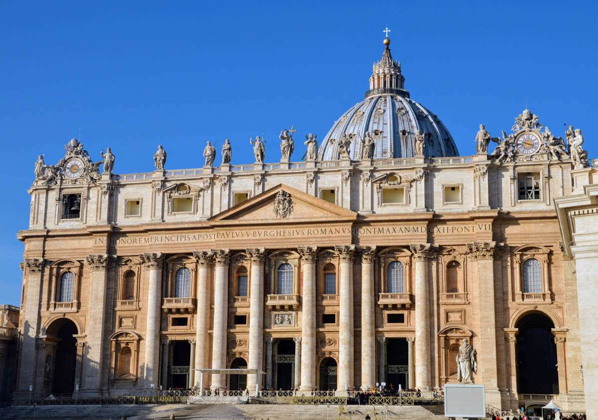 Die Päpstliche Basilika St. Peter im Vatikan Online-Puzzle