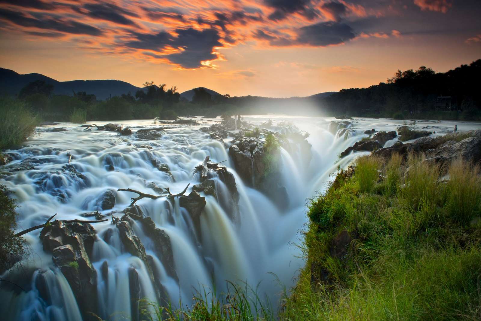Watervallen in Namibië legpuzzel online