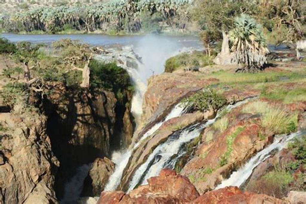 Watervallen in Namibië legpuzzel online